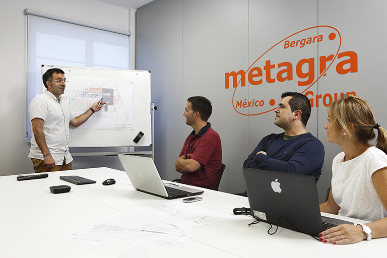 More than 100 people make up the Metagra team